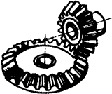 齒輪基本術語錐齒輪、準雙曲面齒輪及其齒輪副