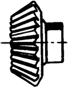 齒輪基本術語錐齒輪、準雙曲面齒輪及其齒輪副
