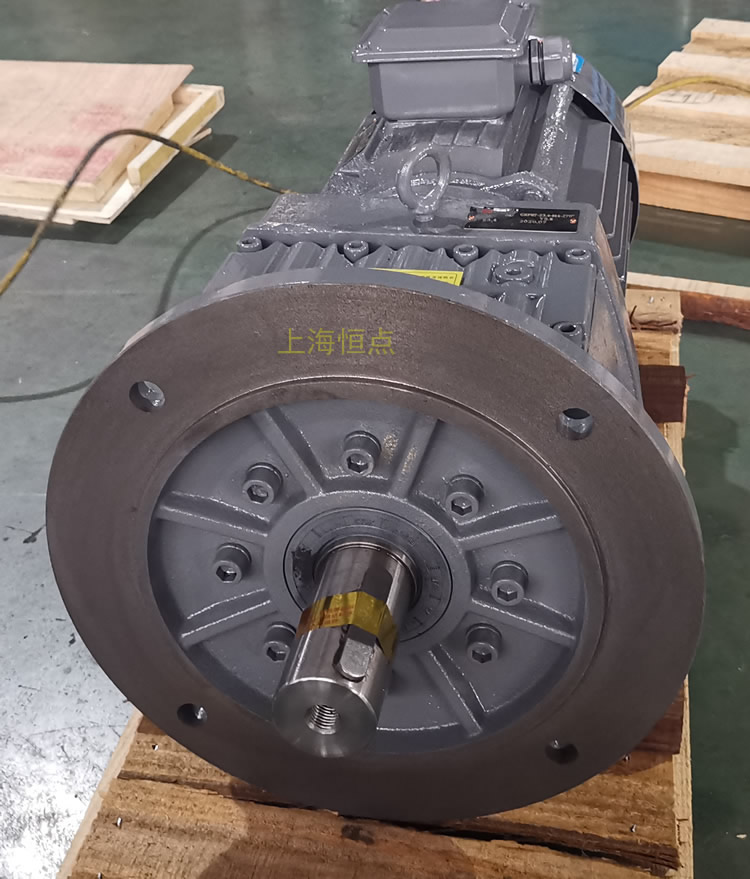 RF87減速機，立式安裝，輸入配電機，實物照片如下